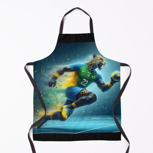 Item preview, Brazil Athlete Jaguar Olympics designed and sold by GalleryBrisArt.
