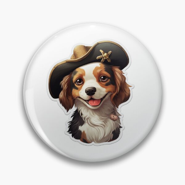 Item preview, Kawaii Pirate Dangerous Rough Caribbean Dog Jack Sparrow Animal designed and sold by SMARTKIT  DESIGNAGENCY.