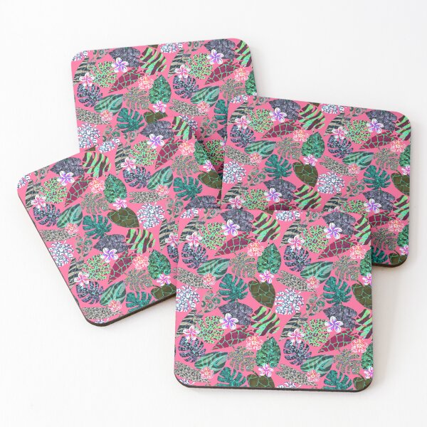 Item preview, Tropical Leaves and Flowers Pattern designed and sold by AnyMar2023.
