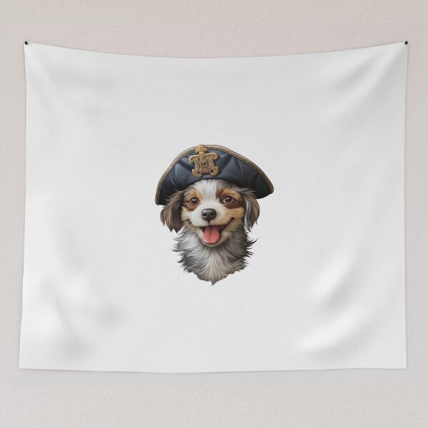 Item preview, Kawaii Pirate Dangerous Rough Caribbean Dog Jack Sparrow Animal designed and sold by SMARTKIT  DESIGNAGENCY.