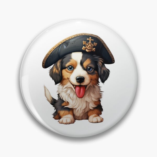 Item preview, Kawaii Pirate Dangerous Rough Caribbean Dog Jack Sparrow Animal designed and sold by SMARTKIT  DESIGNAGENCY.
