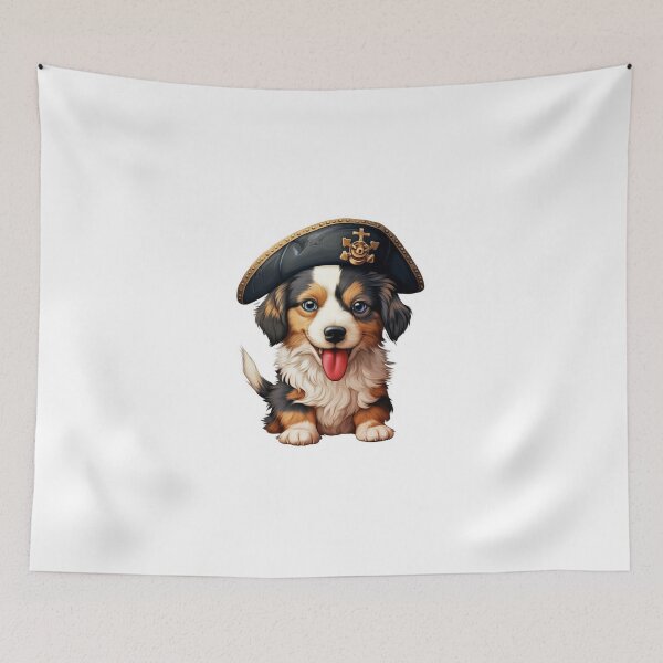 Item preview, Kawaii Pirate Dangerous Rough Caribbean Dog Jack Sparrow Animal designed and sold by SMARTKIT  DESIGNAGENCY.