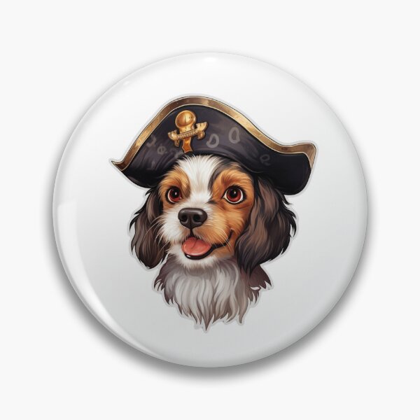 Item preview, Kawaii Pirate Dangerous Rough Caribbean Dog Jack Sparrow Animal designed and sold by SMARTKIT  DESIGNAGENCY.