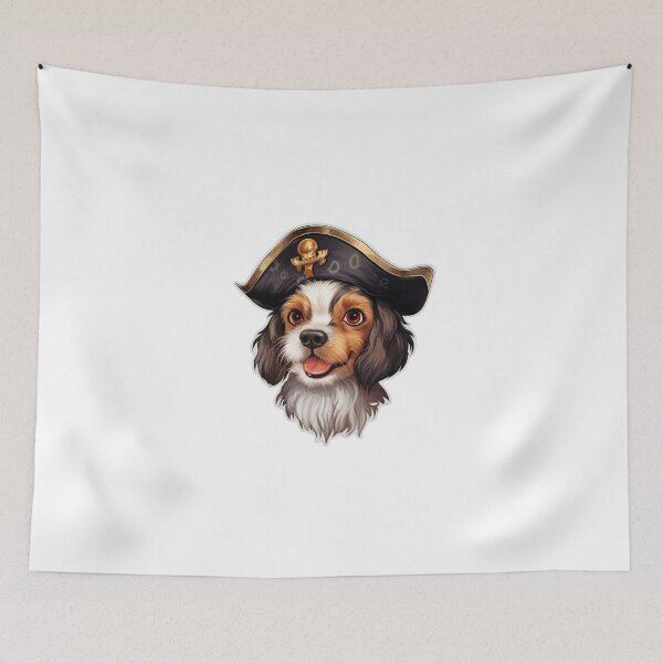 Item preview, Kawaii Pirate Dangerous Rough Caribbean Dog Jack Sparrow Animal designed and sold by SMARTKIT  DESIGNAGENCY.