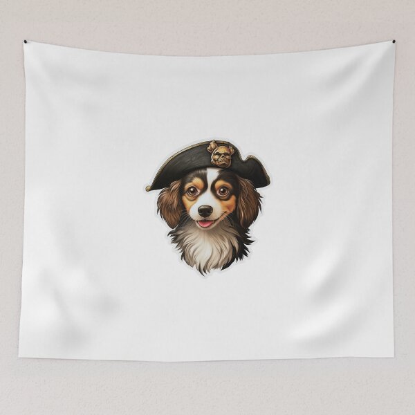 Item preview, Kawaii Pirate Dangerous Rough Caribbean Dog Jack Sparrow Animal designed and sold by SMARTKIT  DESIGNAGENCY.