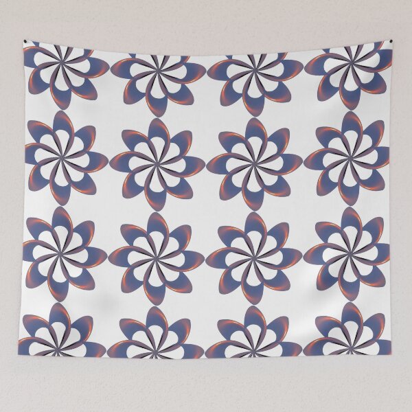 Aperçu de l'œuvre mandala bleu créée et vendue par Meo Design.