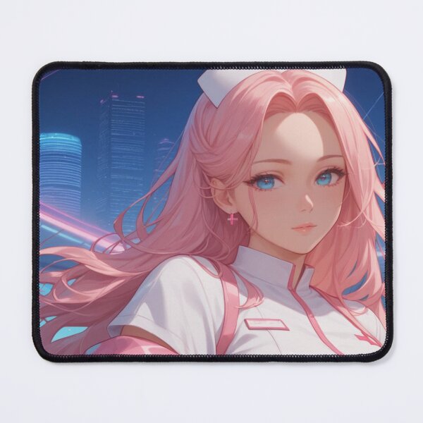 Item preview, Anime pink retro nurse designed and sold by AdultAnime.