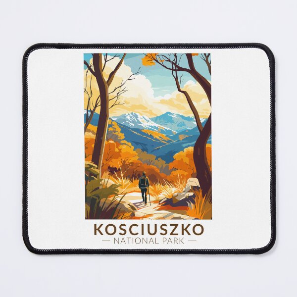 Item preview, Kosciuszko National Park Travel Art Vintage designed and sold by KrisSidDesigns.