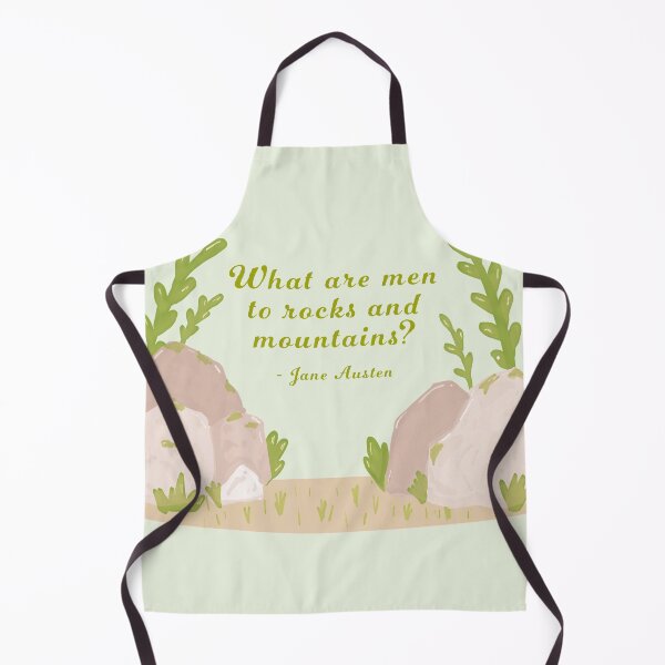 Item preview, Jane Austen Rocks and Mountains Quote Design designed and sold by MariOyama.