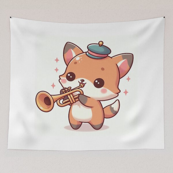 Artikelvorschau, Trompeterfuchs entworfen und verkauft von Orchestral otaku.