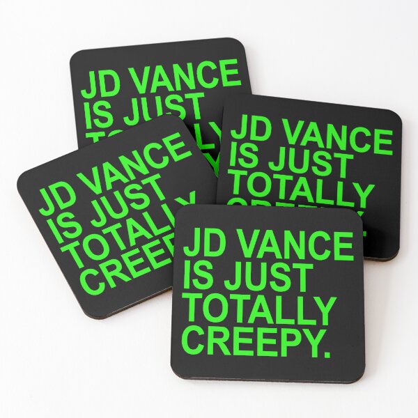 Artikelvorschau, JD Vance is just totally creepy - Brat Green entworfen und verkauft von Thelittlelord.