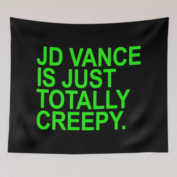 Item preview, JD Vance is just totally creepy - Brat Green  designed and sold by Thelittlelord.