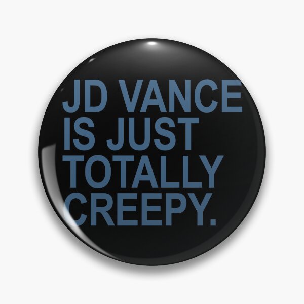 Item preview, JD Vance is just totally creepy - steel blue edition designed and sold by Thelittlelord.