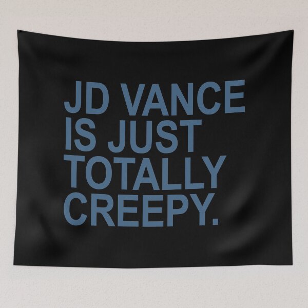 Item preview, JD Vance is just totally creepy - steel blue edition designed and sold by Thelittlelord.