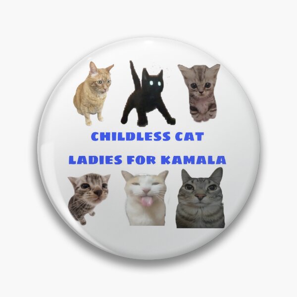 Item preview, Childless Cat Ladies for Kamala silly cat edition designed and sold by PositiveVibes02.