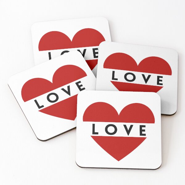 Item preview, Love: Quote with Red Heart designed and sold by Radgraphic.