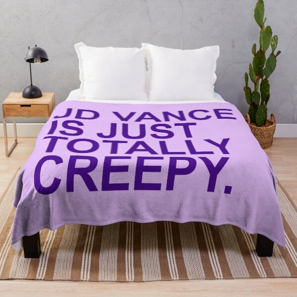 Item preview, JD Vance is just totally creepy - purple edition designed and sold by Thelittlelord.