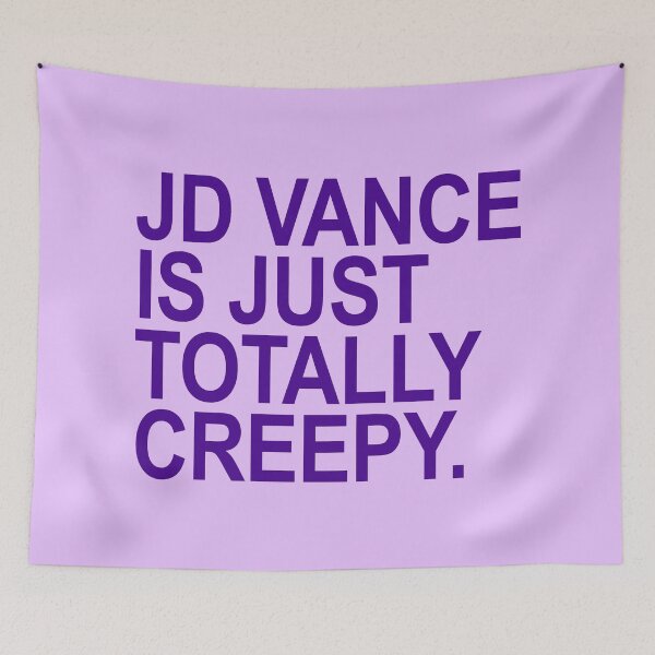 Item preview, JD Vance is just totally creepy - purple edition designed and sold by Thelittlelord.