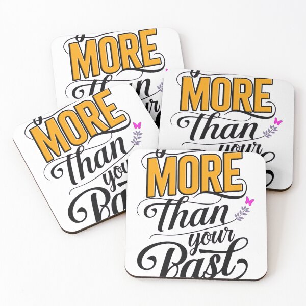 Item preview, Inspiring Typographic Design: "You Are More Than Your Past" for T-Shirts, Caps, Stickers & More designed and sold by lamp148.