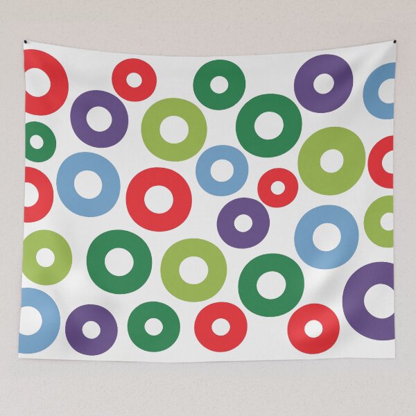 Item preview, Dynamic Pattern Design with Circles in Primary Colors. A Celebration of Simplicity and Vibrancy. designed and sold by HEMRO.