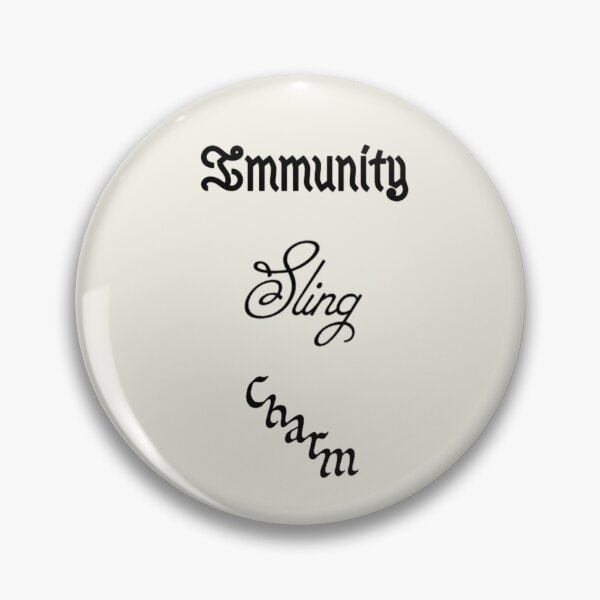 Item preview, Immunity Sling Charm Album Title Logos in Black Sticker Pack designed and sold by aestheticqueen.