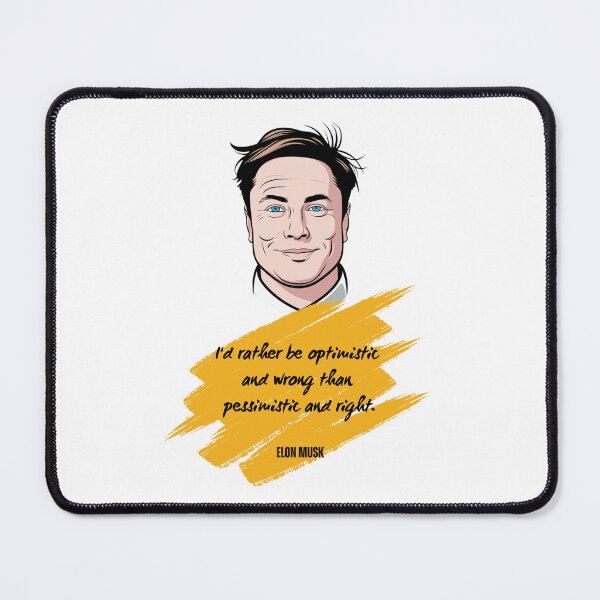 Item preview, Elon Musk inspirational quote designed and sold by Enea Kelo.
