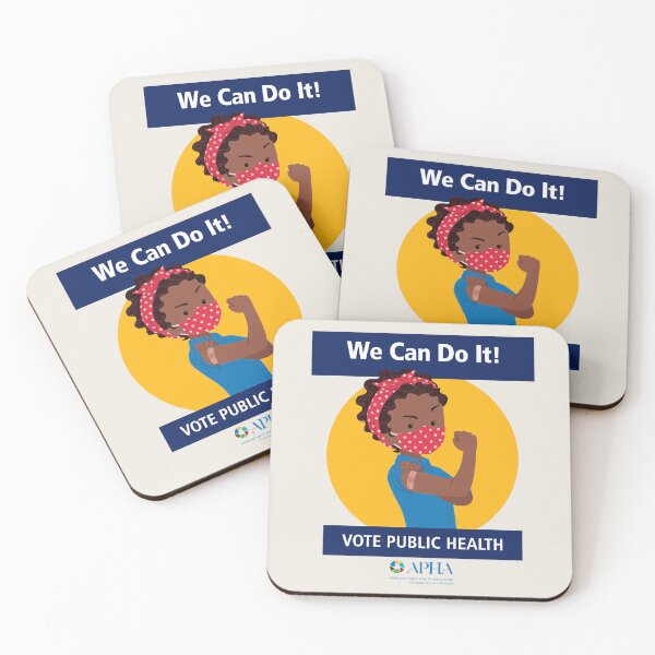 Item preview, We can do it! Vote for public health designed and sold by APHAMerchStore.