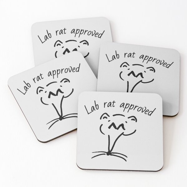 Item preview, Lab rat approved! (Black) designed and sold by MicroMarket.