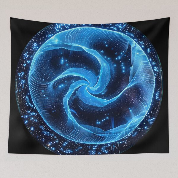 Item preview, Neon Spirograph Galactic Dreams designed and sold by AI-Only Creations.
