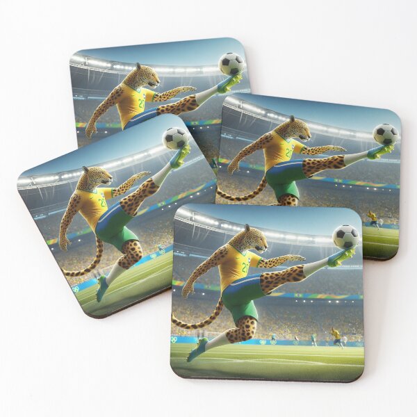 Item preview, Brazil Athlete Jaguar Olympics designed and sold by GalleryBrisArt.