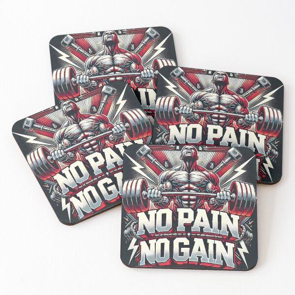 Item preview, No Pain, No Gain Gym  designed and sold by Abdulra7man369.