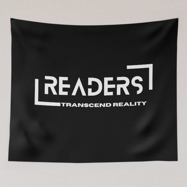 Item preview, Readers Transcend Reality - White design designed and sold by MerytonGallery.