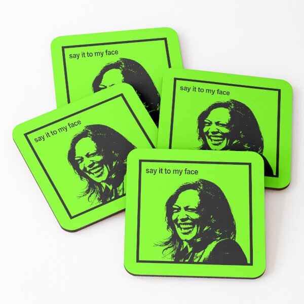 Item preview, Say it to my face - kamala harris 2024 - on brat green designed and sold by Thelittlelord.