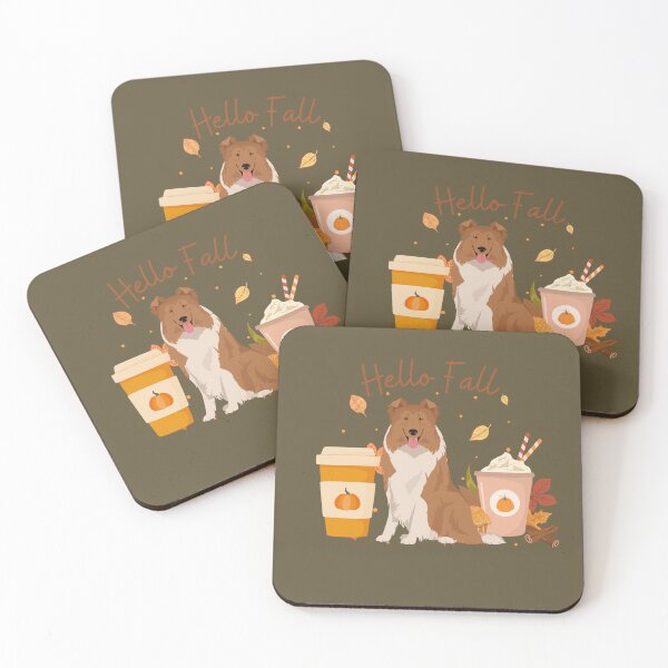 Item preview,  Rough Collie Dog, Hello Fall designed and sold by thedoglovershop.