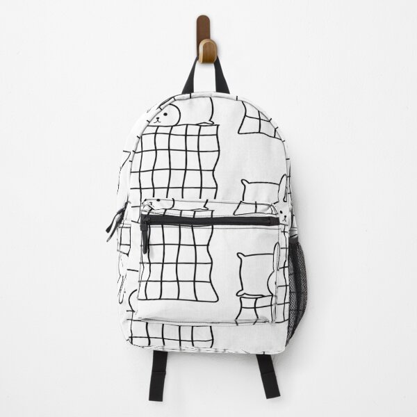 Item preview, Line Art of a Rabbit Covered in a Blanket and Getting Ready for Bed | Cute Character | Minimalist Design designed and sold by RM-Journey.
