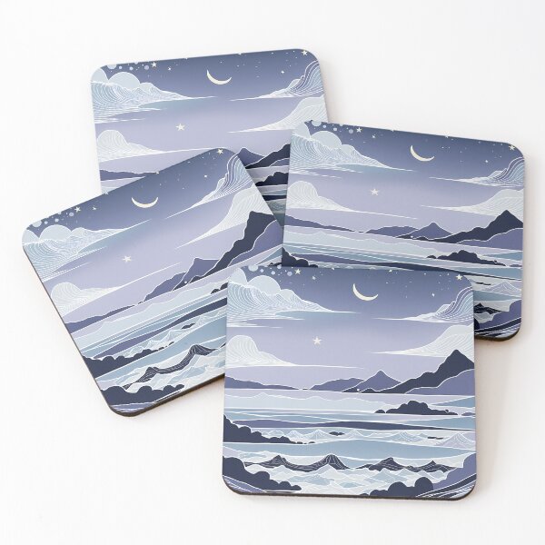 Item preview, Blue Desert Pattern designed and sold by Pixevol.