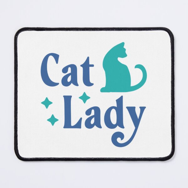 Item preview, cat lady designed and sold by menheraaudino.