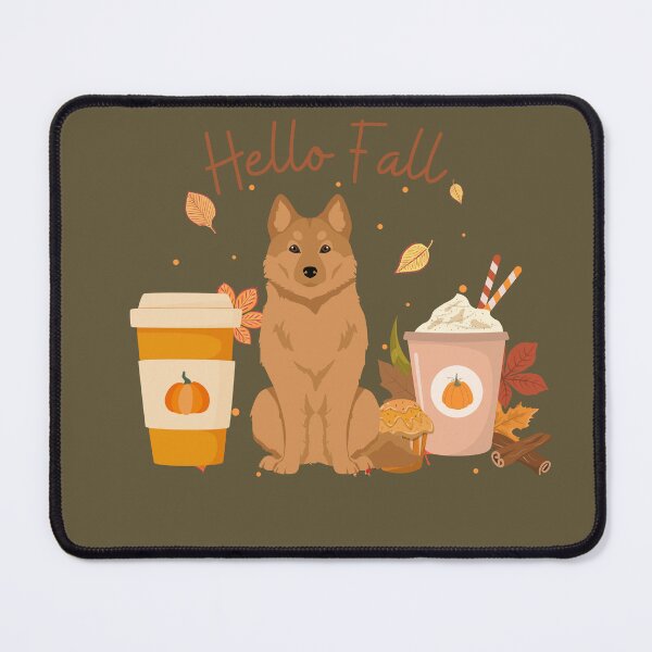 Item preview, Finnish Spitz Dog, Hello Fall designed and sold by thedoglovershop.