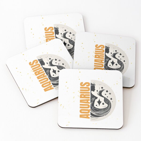 Item preview, Elegant Aquarius Zodiac Symbol designed and sold by Artemis Prints.