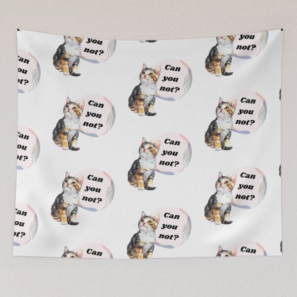 Item preview, "Can you not?" - Snarky Cat Design designed and sold by zwrohn.