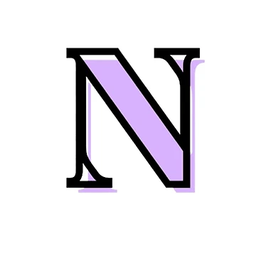 Artwork thumbnail, N - Initial Letter by PeachyPetichor