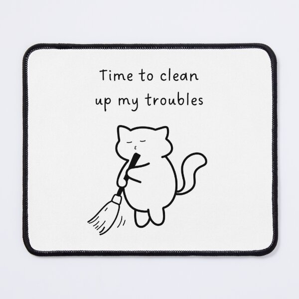 Item preview, Time to clean up my troubles | Handwritten-style Font designed and sold by RM-Journey.