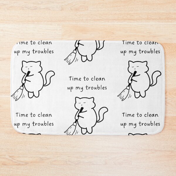 Item preview, Time to clean up my troubles | Handwritten-style Font designed and sold by RM-Journey.