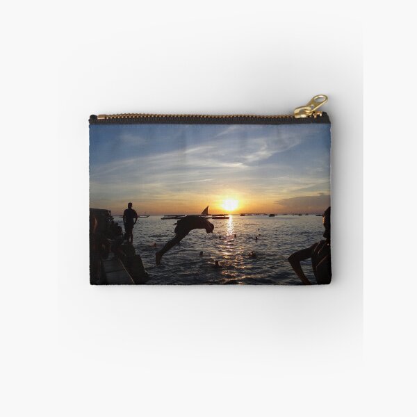 Item preview, Dive Right In - Kids At Sunset - StoneTown - Zanzibar Island - Tanzania - Africa designed and sold by exploramum.