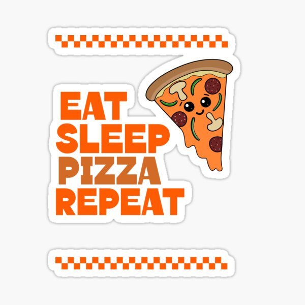 Item preview, Pizza Eater East Sleep Repeat designed and sold by Sartoris Art.
