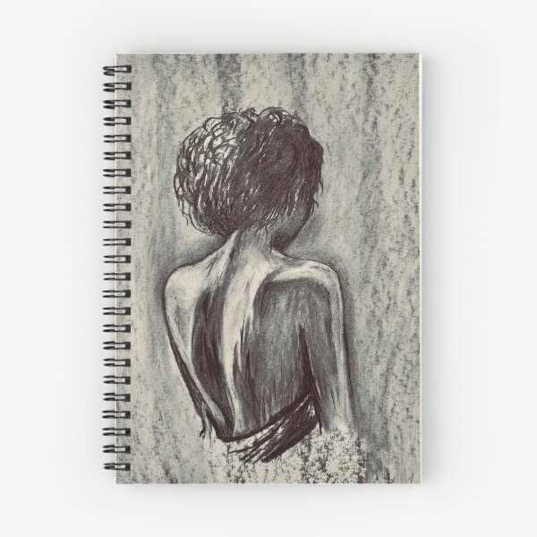 Item preview, Charcoal Sketch From Behind designed and sold by Sarah Does Art.