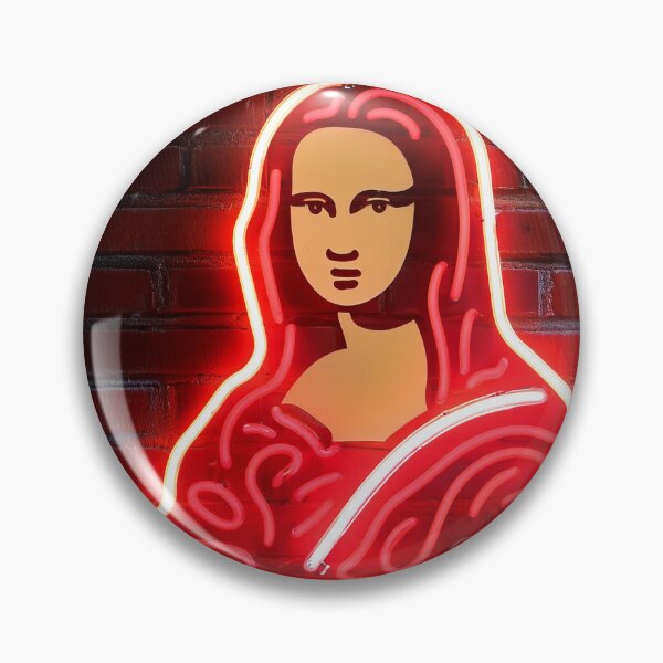 Artikelvorschau, Mona Lisa Neonschild entworfen und verkauft von ArtFactoryAI.