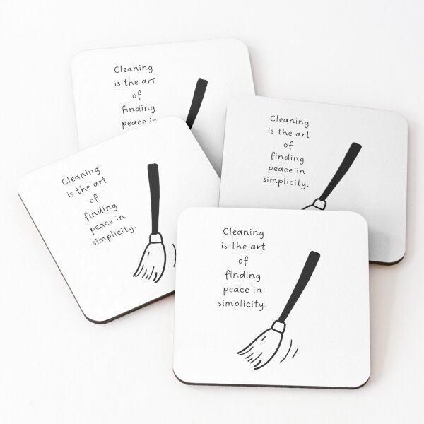 Item preview, Cleaning is the art of finding peace in simplicity | Handwritten-style Font designed and sold by RM-Journey.