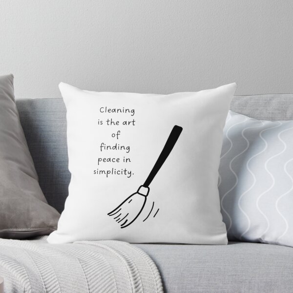 Item preview, Cleaning is the art of finding peace in simplicity | Handwritten-style Font designed and sold by RM-Journey.