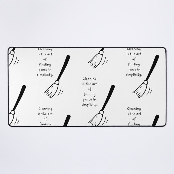 Item preview, Cleaning is the art of finding peace in simplicity | Handwritten-style Font designed and sold by RM-Journey.